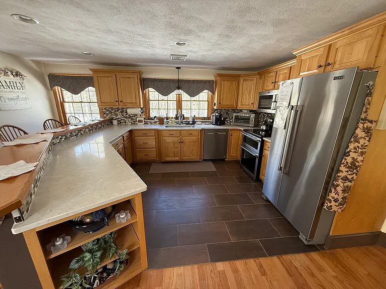view of large kitchen