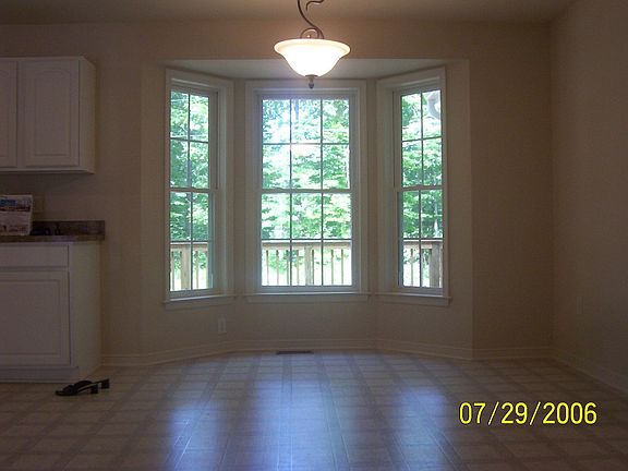 Bay windows, breakfast nook