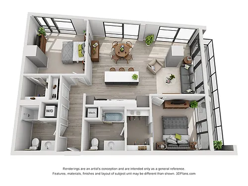Floor plan B7N