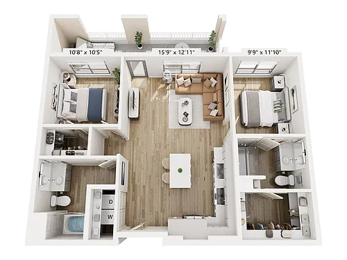 Floor plan B1