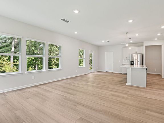 The Brentwood floorplan with the Fresh Harbor interior package.
