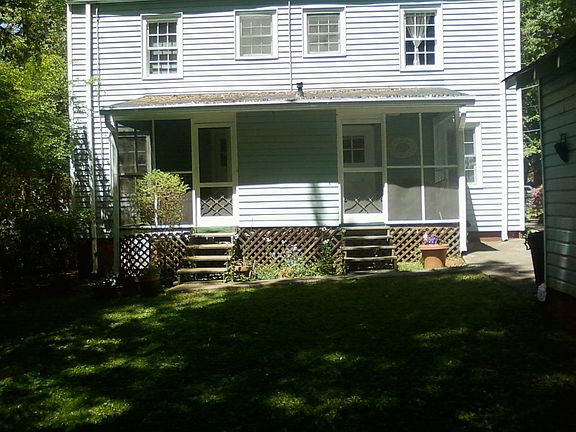 back view of house (left side for rent )