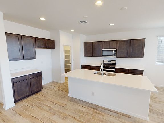 Kitchen in a Lantana Plan Home.