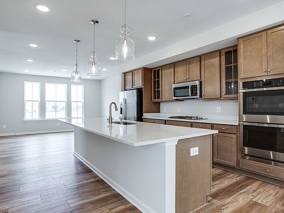 Striking gourmet kitchen