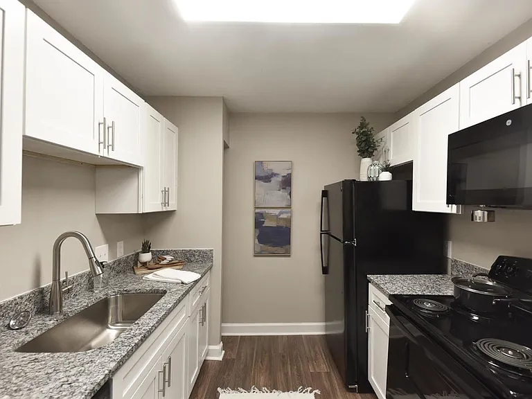 Modern Cabinetry + Hardwood Style Flooring