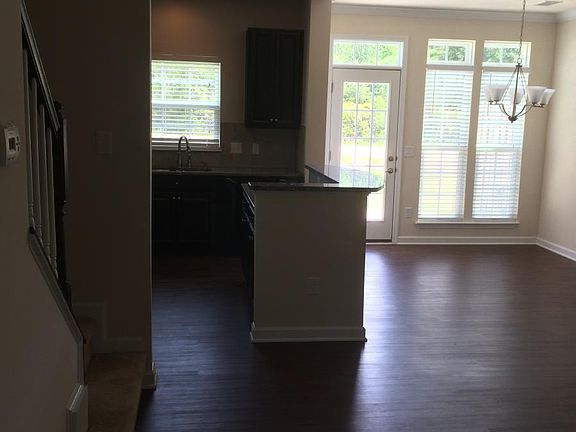 Family room and kitchen