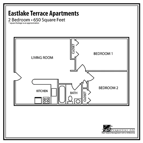 Floor plan 2 Bedroom