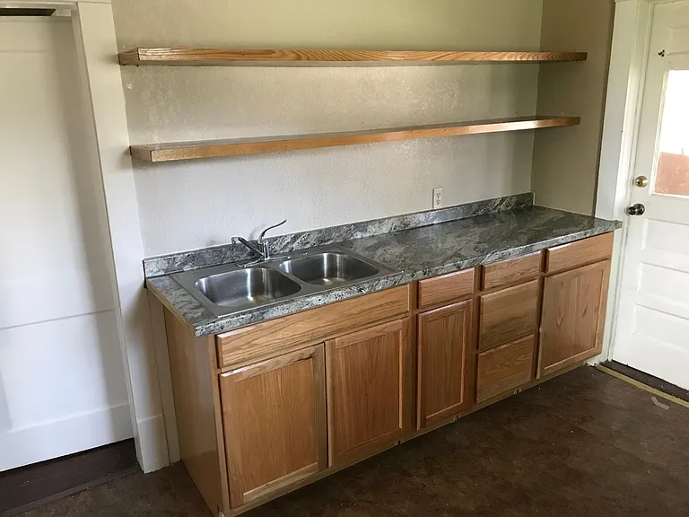 Brand new kitchen cabinets.