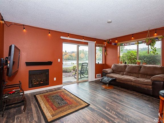 Wrap around view from living room.