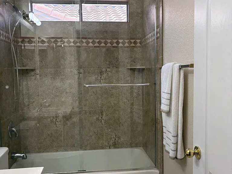 2nd Bathroom with Combination Soaking Tub/Shower