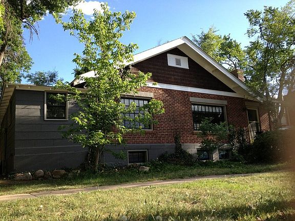 Front left of house