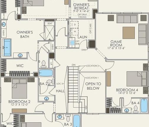 Second Floor 5 br 5.5 ba
