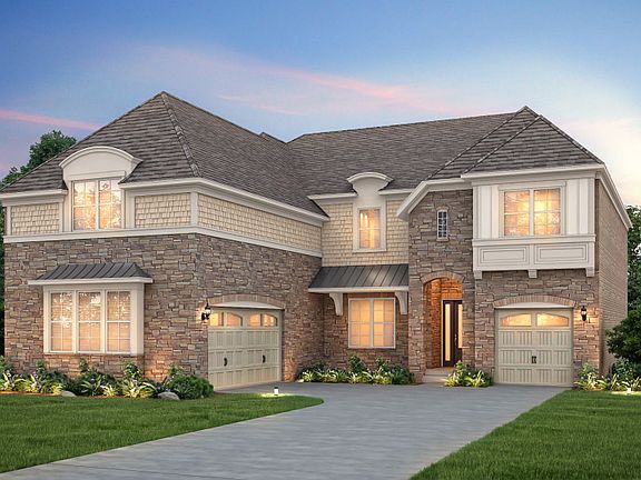 Stonegate Exterior 7 features stone, shakes and covered front door