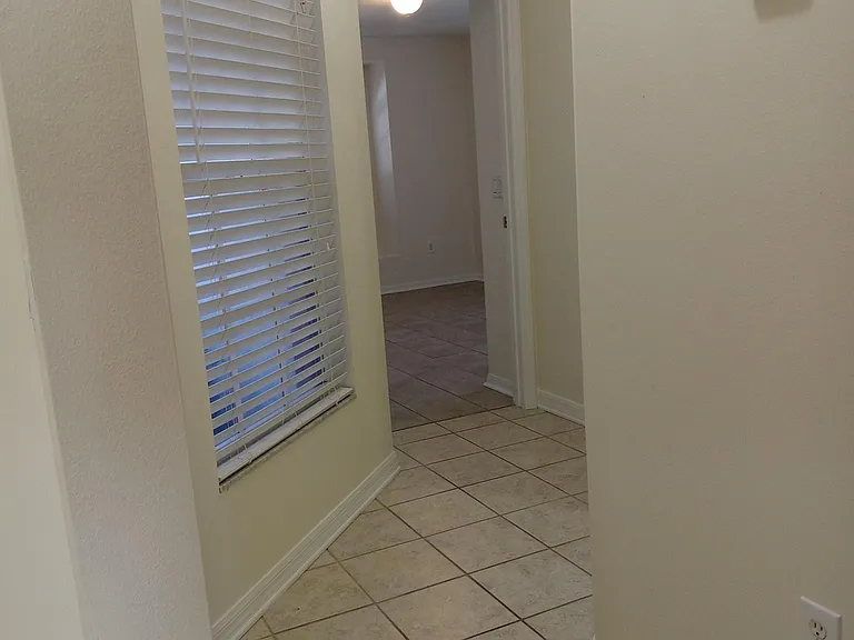 Hallway view looking to the 2 bedrooms.