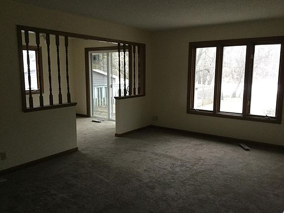 Big living room , overlooking back yard