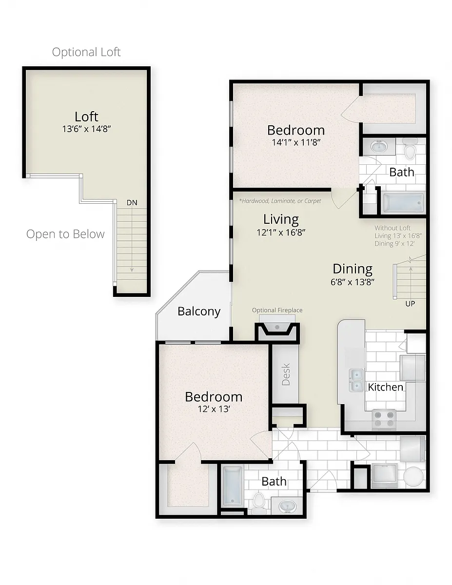Floor plan Mulberry