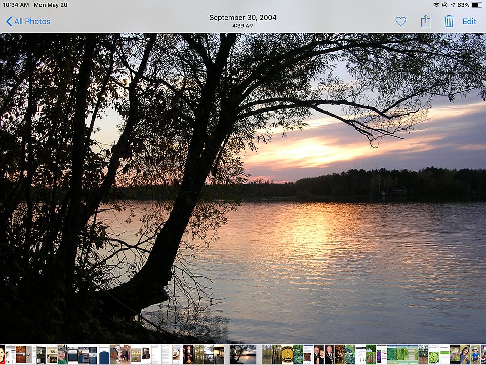 Beautiful westerly sunsets.