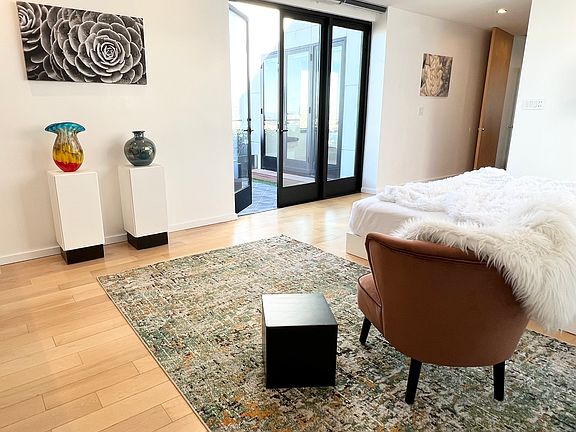 Terrace Entrance from Bedroom (Blackout Window Blinds)