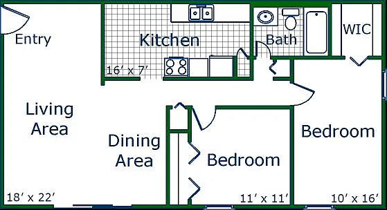Floor plan Bermuda