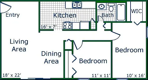 Floor plan Bermuda