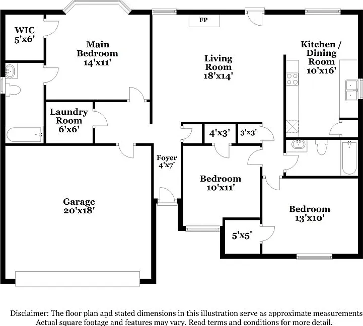 3 bed, 2.0 bath, 1144 sqft, $1,985 — Photo 2