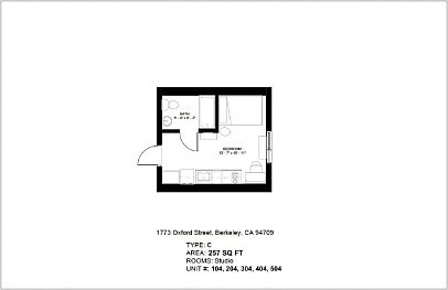 1st image of 104-1773 Oxford St #104