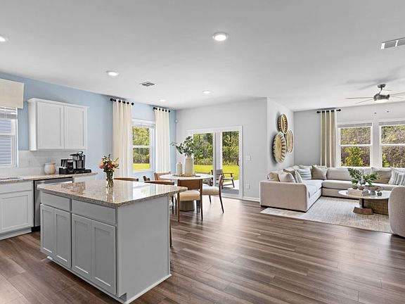 Open Concept Floorplan. Model Home Representation.