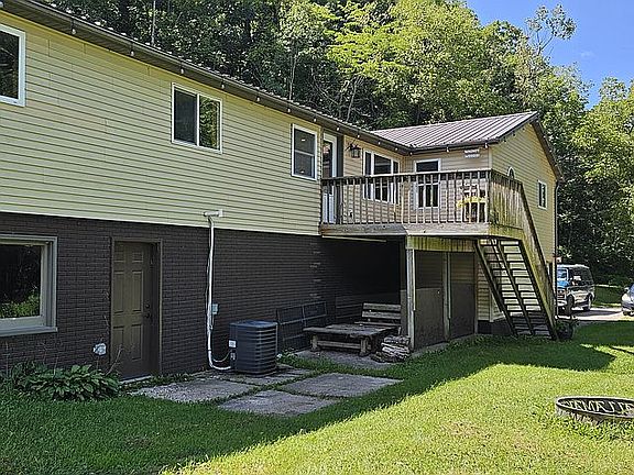 North side of house