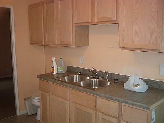 Kitchen new cabinets, sink