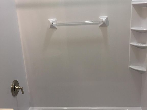 Bathroom with recently renovated tub/shower