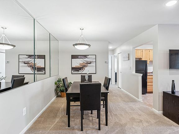 Separate dining area