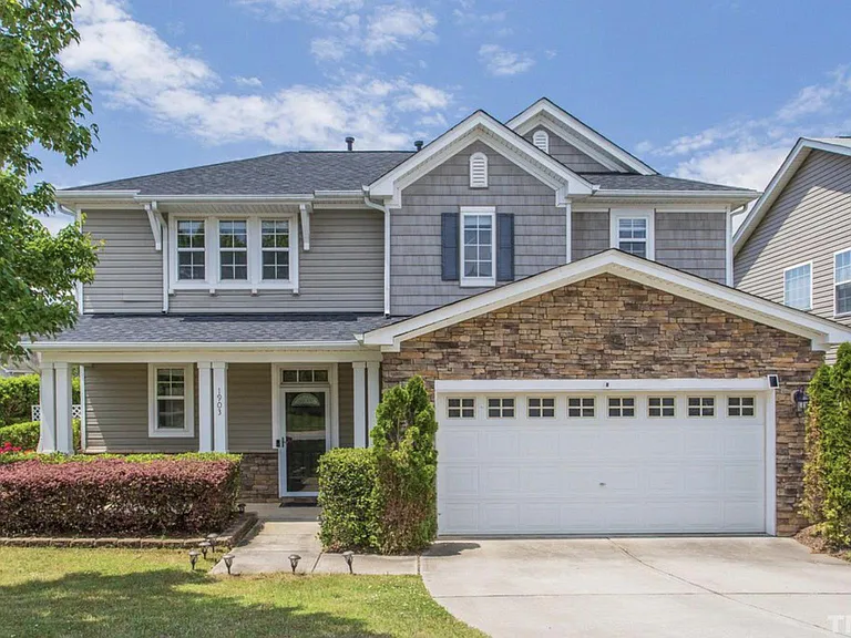 Front view of beautiful home