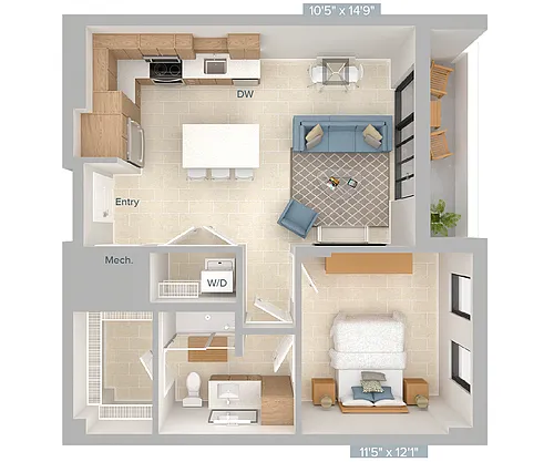 Floor plan A3-732