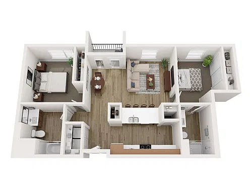 Floor plan 2B