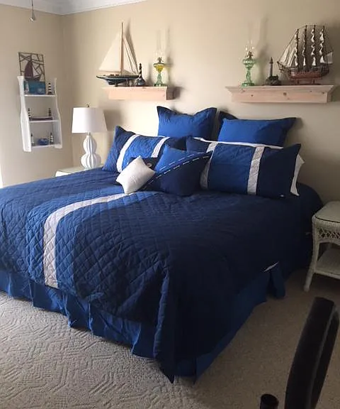 Master Bedroom with sliding door and open deck