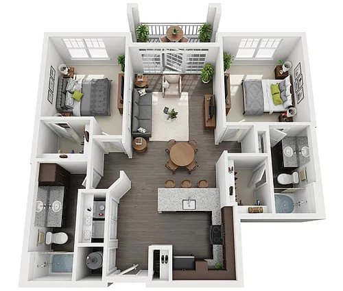 Floor plan B6-Live/Work