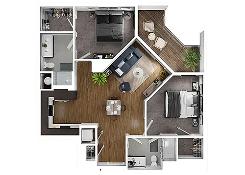 Floor plan B2