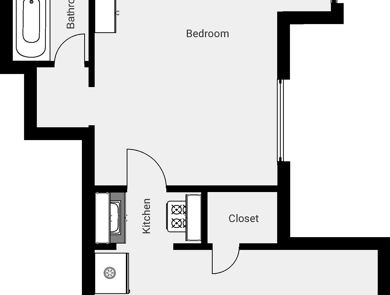 1 bed, 690 sqft, $2,895 — Photo 2