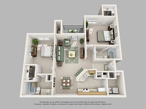 Floor plan 2B