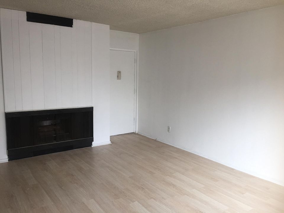 Fireplace and living area