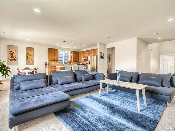Living Room open to kitchen and dinning. 