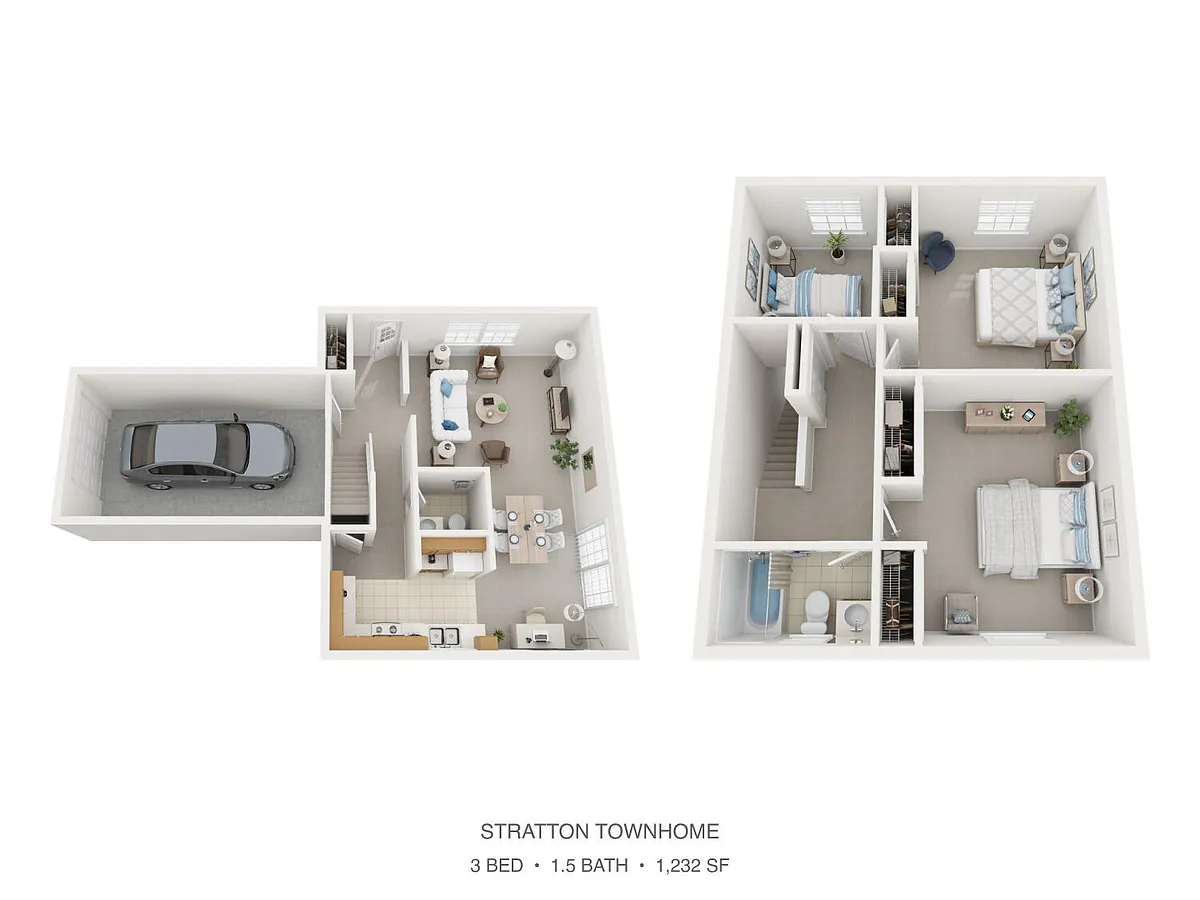 Floor plan Stratton Townhome