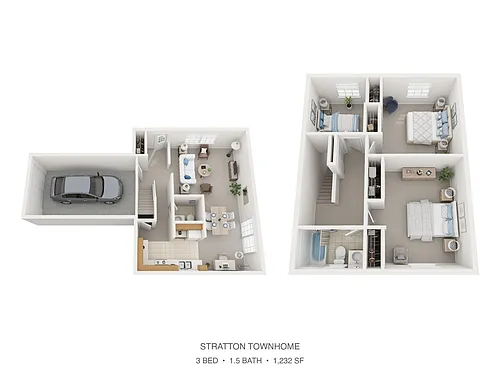 Floor plan Stratton Townhome