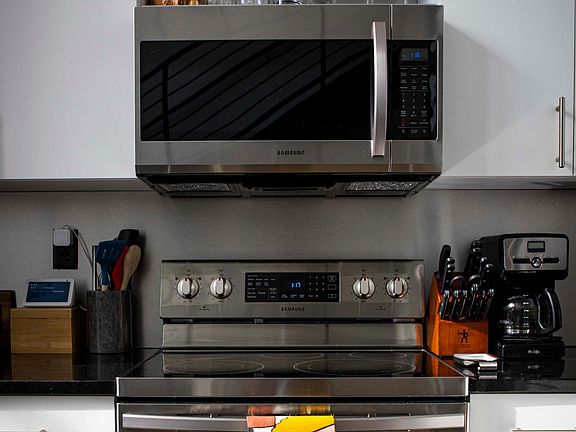 Brand new oven and microwave