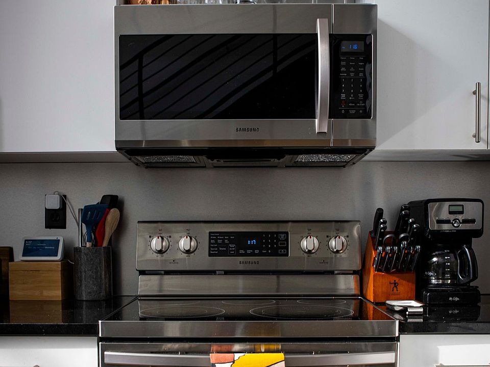 Brand new oven and microwave
