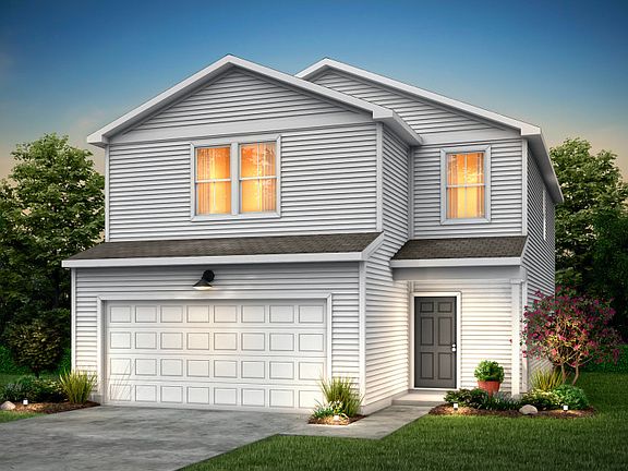 Oriole Exterior TD101 features siding, covered front door and 2 car garage