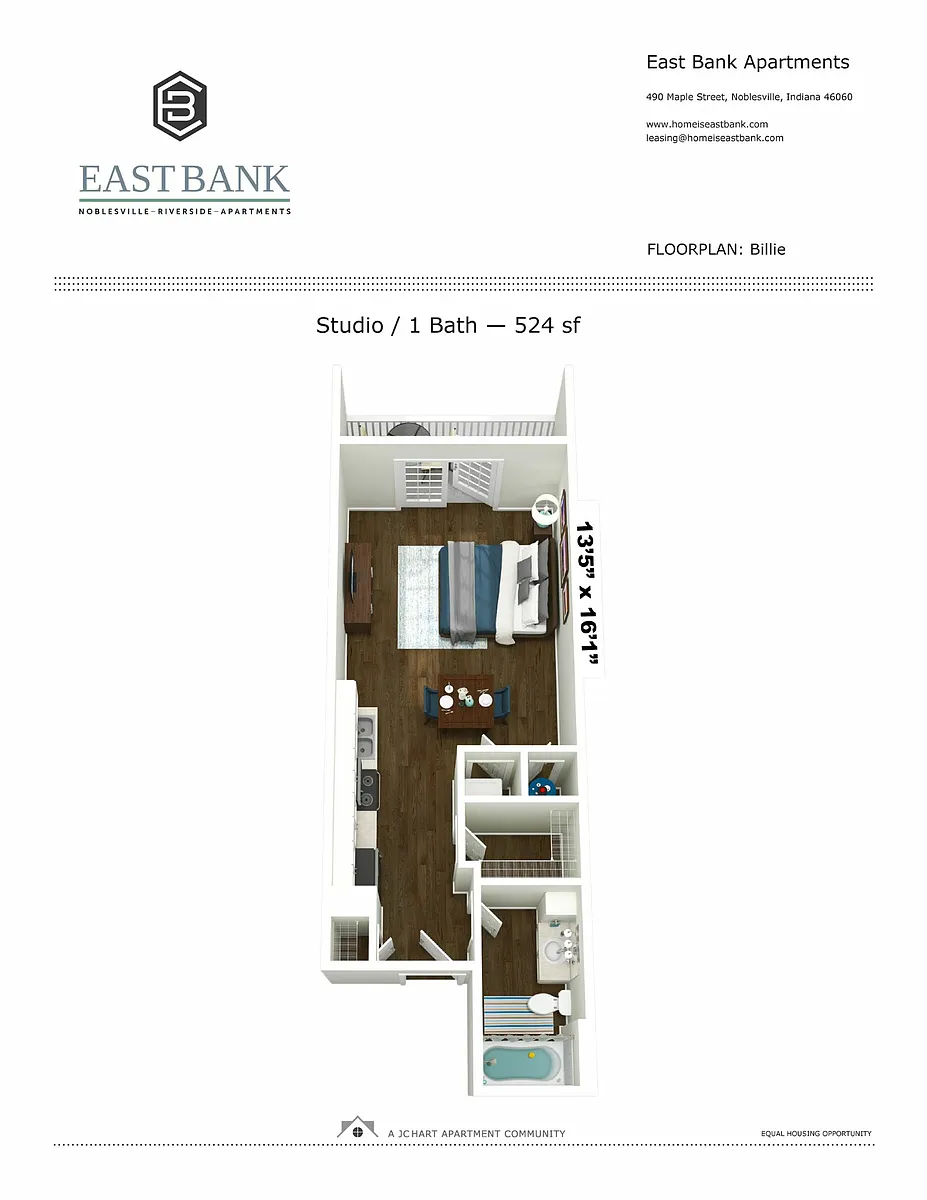 Floor plan Billie 0.1
