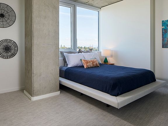 The Danforth Apartments Model Penthouse Bedroom