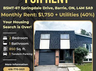 67 Springdale Dr #BASEMENT, Barrie, ON L4M5A9