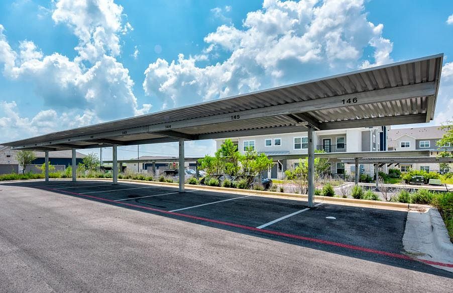 Optional carports.